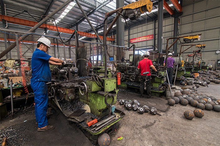 天水网架配件车间